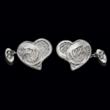 Portuguese filigree in white gold, by London designer Exceptio Cufflinks
